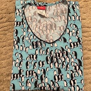 Dickies penguin scrub top